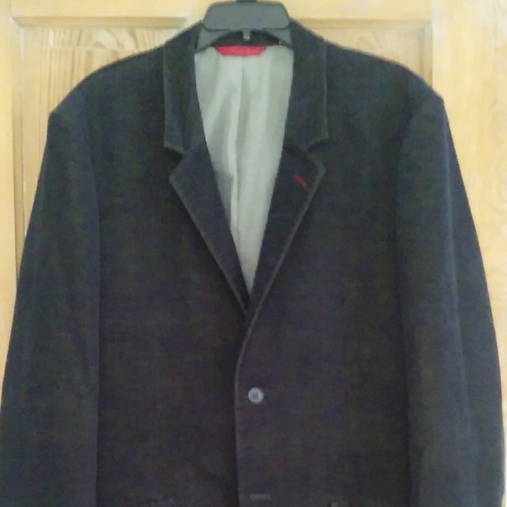 Men's black blazer